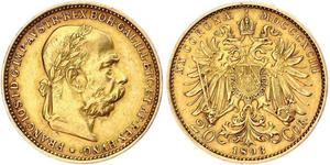 20 Krone Autriche-Hongrie (1867-1918) Or Franz Joseph I (1830 - 1916)