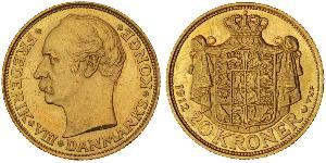 20 Krone Danemark Or Frédéric VIII de Danemark (1843 - 1912)