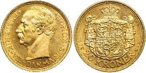 20 Krone Danimarca Oro Federico VIII di Danimarca (1843 - 1912)