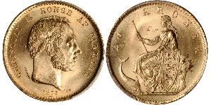 20 Krone Dinamarca Oro Christian IX de Dinamarca (1818-1906)