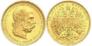 20 Krone Imperio austrohúngaro (1867-1918) Oro Franz Joseph I (1830 - 1916)