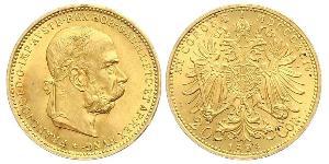 20 Krone Imperio austrohúngaro (1867-1918) Oro Franz Joseph I (1830 - 1916)