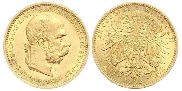20 Krone Impero austro-ungarico (1867-1918) Oro Franz Joseph I (1830 - 1916)