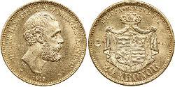 20 Krone Suecia Oro Óscar II de Suecia (1829-1907)