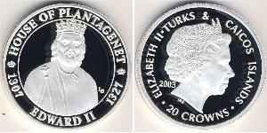 20 Krone Turks- und Caicosinseln Silber 