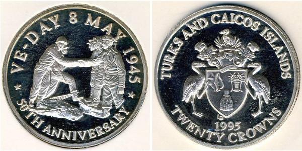 20 Krone Turks- und Caicosinseln Silber 