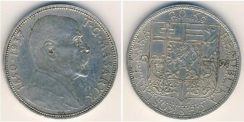 20 Krone Czechoslovakia (1918-1992) Silver 