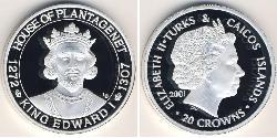 20 Krone Turks and Caicos Islands Silver 