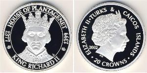 20 Krone Turks and Caicos Islands Silver 