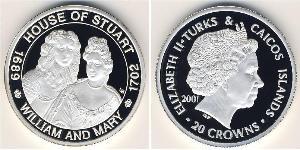 20 Krone Turks and Caicos Islands Silver 