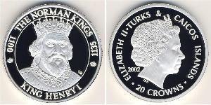 20 Krone Turks and Caicos Islands Silver 