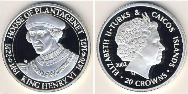 20 Krone Turks and Caicos Islands Silver 