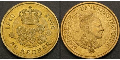 20 Krone Danimarca  