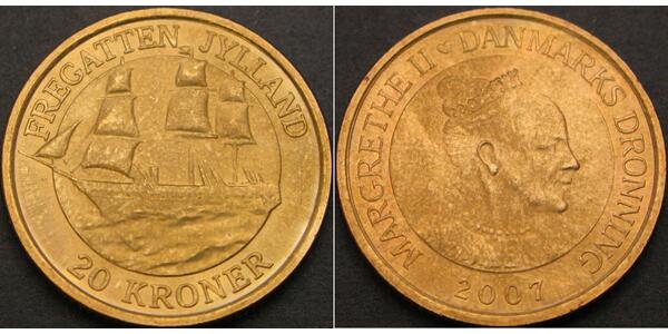 20 Krone Danimarca  