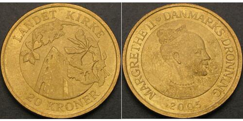 20 Krone Dänemark  