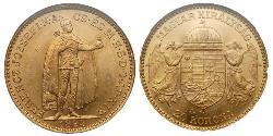 20 Krone 匈牙利 金 