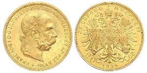 20 Krone 奥匈帝国 (1867 - 1918) 金 弗朗茨·约瑟夫一世 (1830 - 1916)