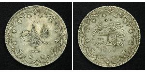 20 Kurush Empire ottoman (1299-1923) Argent Mehmed V