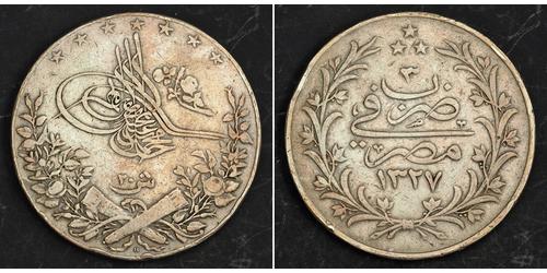 20 Kurush 奥斯曼帝国 (1299 - 1923) 銀 