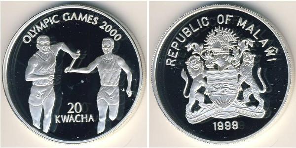 20 Kwacha Malawi Silver 