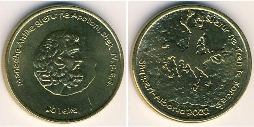 20 Lek Albania Bronce 