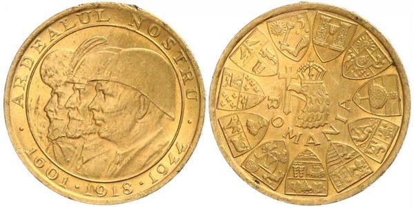 20 Leu Kingdom of Romania (1881-1947) Gold Michael of Romania