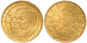 20 Leu Königreich Rumänien (1881-1947) Gold Michael I. (Rumänien)