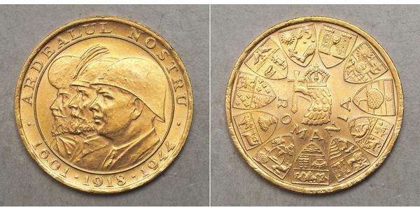 20 Leu Regno di Romania (1881-1947) Oro Michele I di Romania