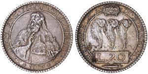 20 Lira Saint-Marin Argent 