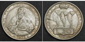 20 Lira Saint-Marin Argent 