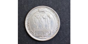 20 Lira Saint-Marin Argent 