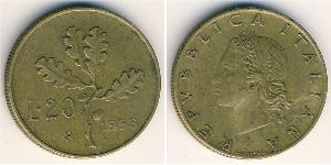 20 Lira Italy Bronze/Aluminium 