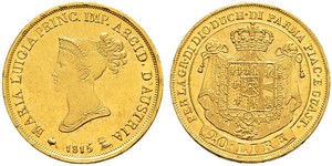 20 Lira Italian city-states Gold 