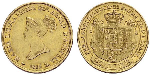 20 Lira Italian city-states Gold 