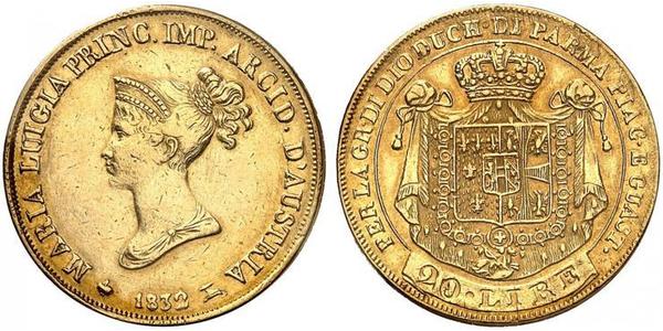 20 Lira Italian city-states Gold 