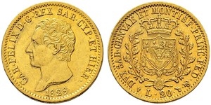 20 Lira Italien / Italian city-states Gold 