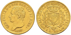 20 Lira Italien / Italian city-states Gold 