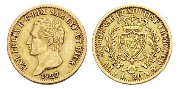 20 Lira Italien / Italian city-states Gold 