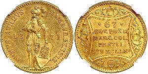 20 Lira Königreich Sardinien (1324 - 1861) / Italien Gold Karl Albert (Sardinien-Piemont) (1798 - 1849)