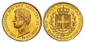 20 Lira Königreich Sardinien (1324 - 1861) / Italien Gold Karl Albert (Sardinien-Piemont) (1798 - 1849)