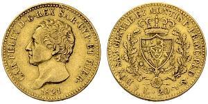 20 Lira Italy / Italian city-states Gold 