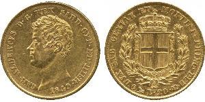 20 Lira Kingdom of Sardinia (1324 - 1861) / Italy Gold Charles Albert of Sardinia (1798 - 1849)