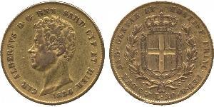 20 Lira Kingdom of Sardinia (1324 - 1861) / Italy Gold Charles Albert of Sardinia (1798 - 1849)