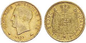 20 Lira Kingdom of Italy (Napoleonic) (1805–1814) Gold Napoleon (1769 - 1821)