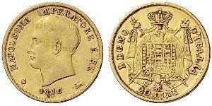 20 Lira Kingdom of Italy (Napoleonic) (1805–1814) Gold Napoleon (1769 - 1821)