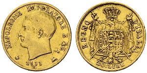 20 Lira Königreich Italien (1805–1814) Gold Napoleon Bonaparte(1769 - 1821)