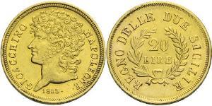 20 Lira Italie Or 