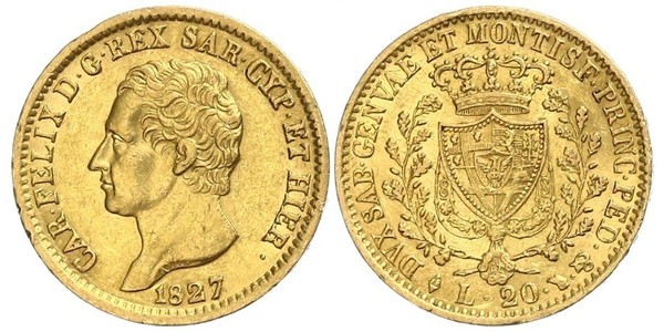 20 Lira Italia / Italian city-states Oro 