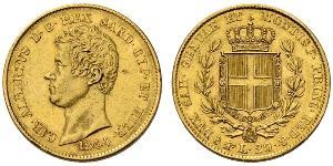 20 Lira Regno di Sardegna (1324 - 1861) / Italia Oro Carlo Alberto di Savoia (1798 - 1849)