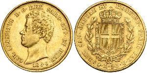 20 Lira Regno di Sardegna (1324 - 1861) / Italia Oro Carlo Alberto di Savoia (1798 - 1849)